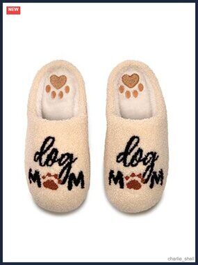 Plush Slippers Non-Slip Rubber Sole Comfy Fuzzy Indoor Outdoor